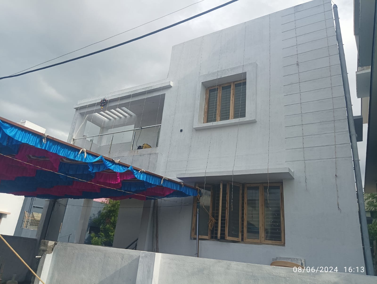 Live residential construction site in Chennai — SRM Constructions project 12
