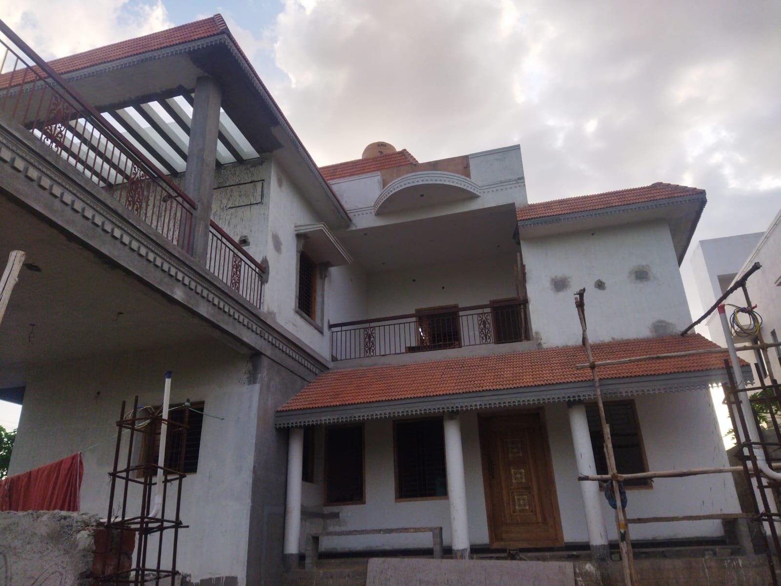 Live residential construction site in Chennai — SRM Constructions project 15