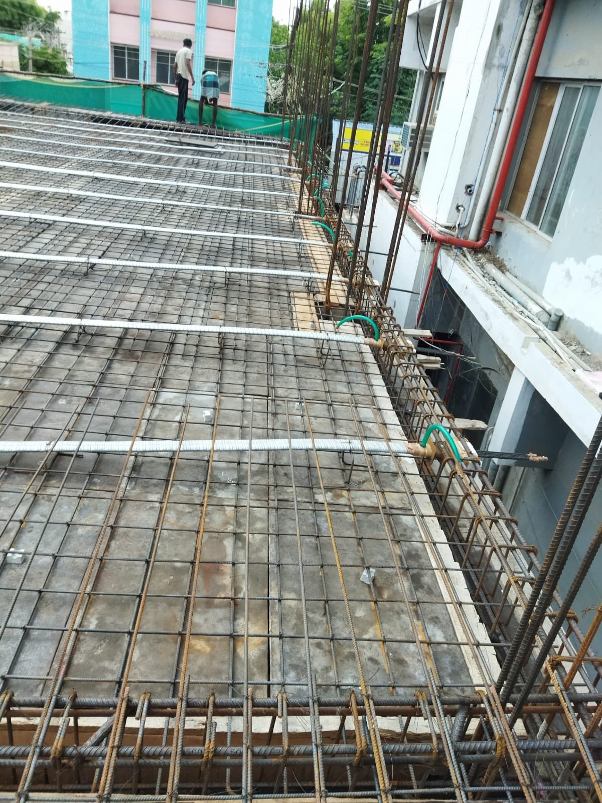 Live residential construction site in Chennai — SRM Constructions project 20